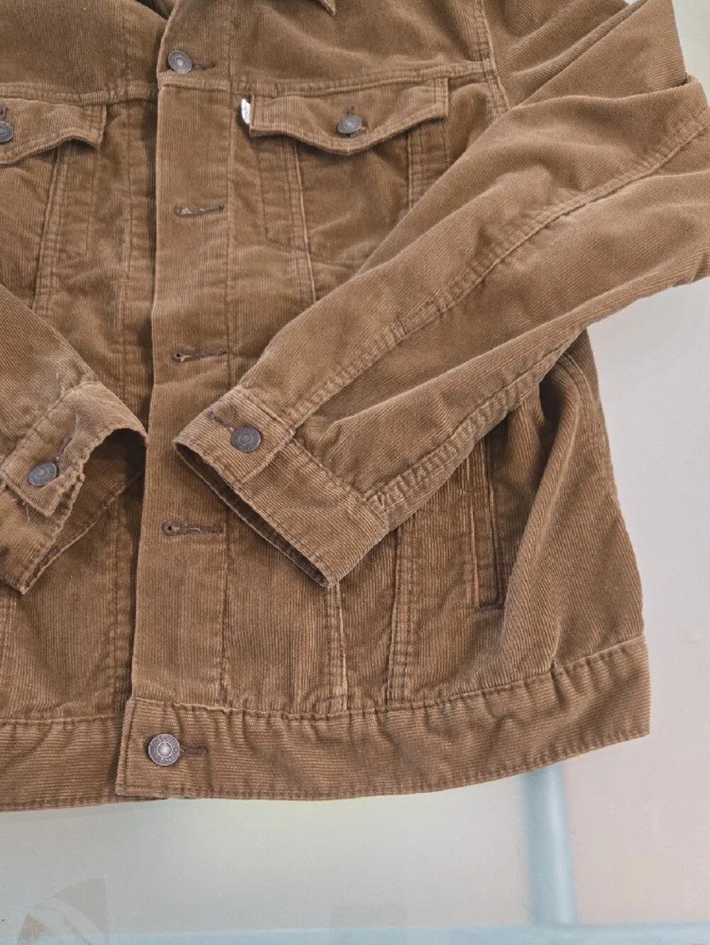 Levi's Brown Corduroy Trucker Jacket - Picture 2 of 11